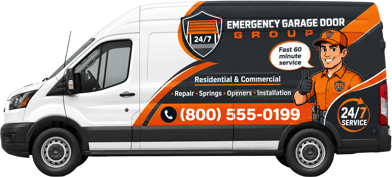 Emergency Garage Door Group service van